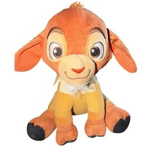Disney Wish Valentino Plush Kids Small Orange Tan Excellent Goat Movie Toy